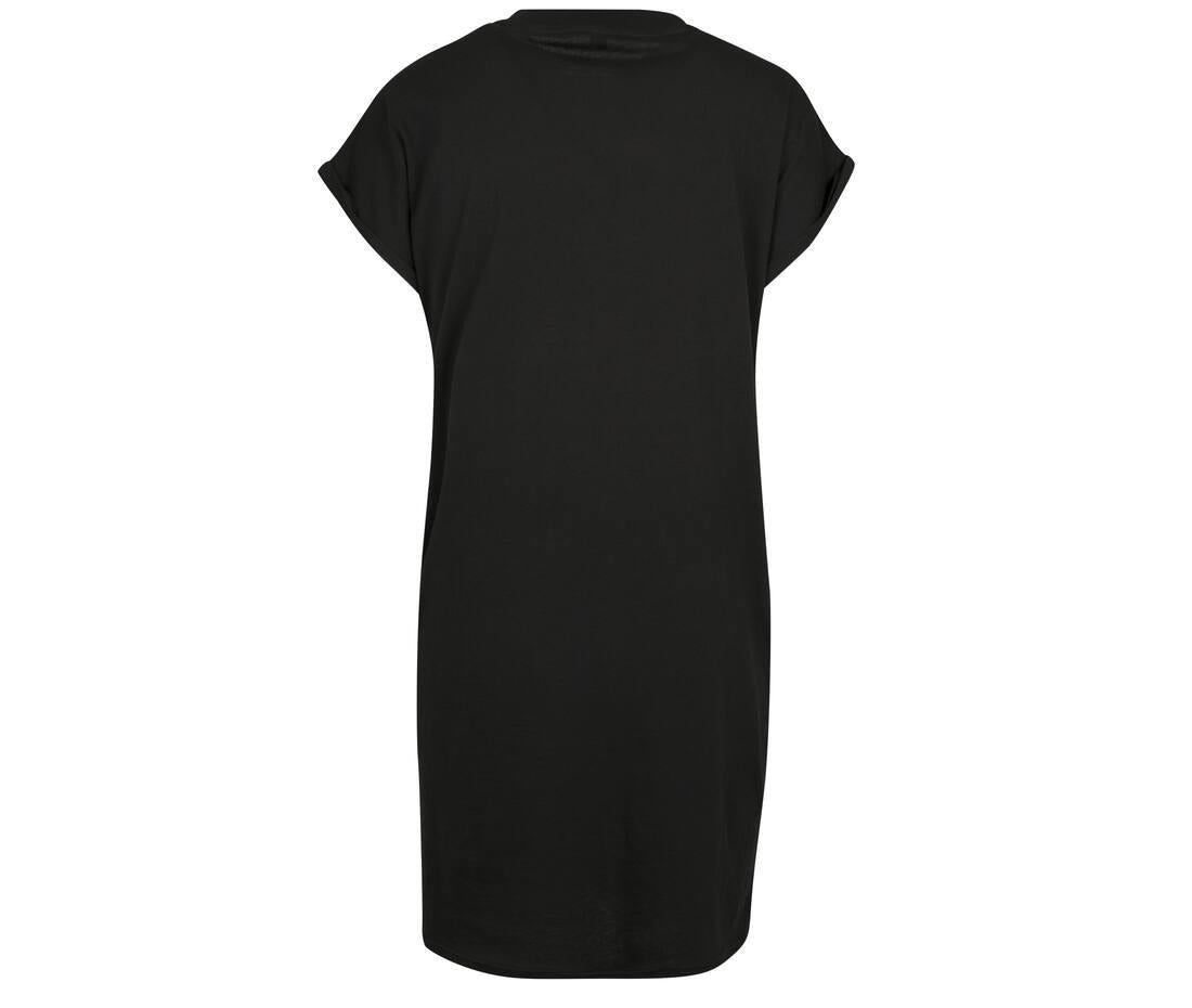 Build Your Brand Ladies Turtle Extended Shoulder Dress
