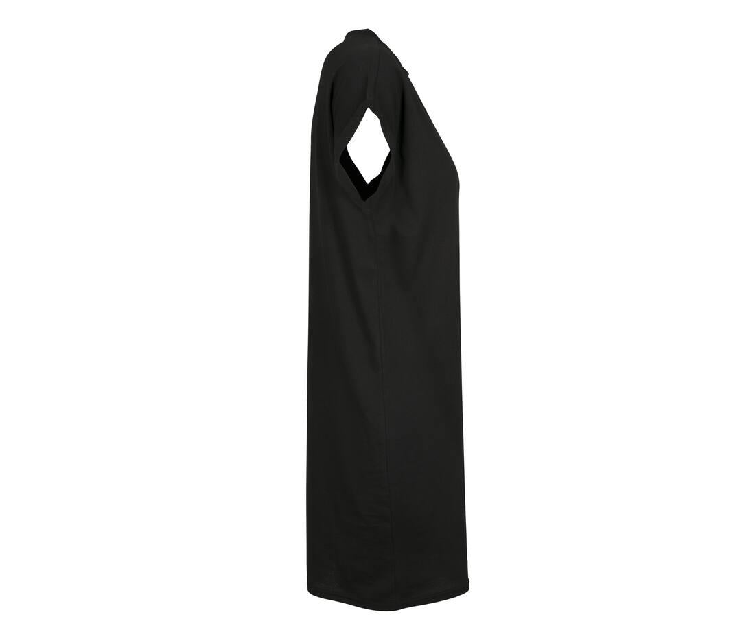 Build Your Brand Ladies Turtle Extended Shoulder Dress