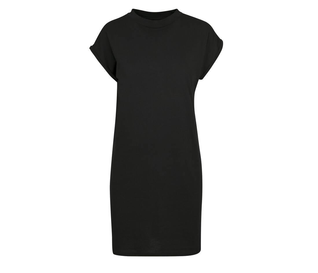 Build Your Brand Ladies Turtle Extended Shoulder Dress