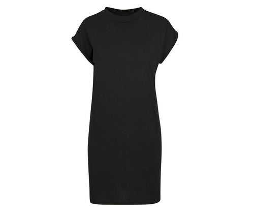 Build Your Brand Ladies Turtle Extended Shoulder Dress