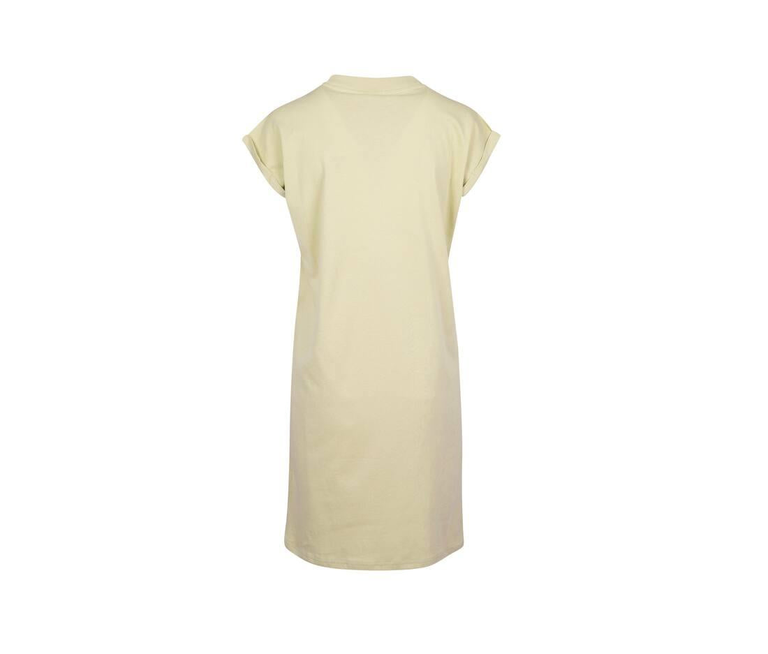 Build Your Brand Ladies Turtle Extended Shoulder Dress