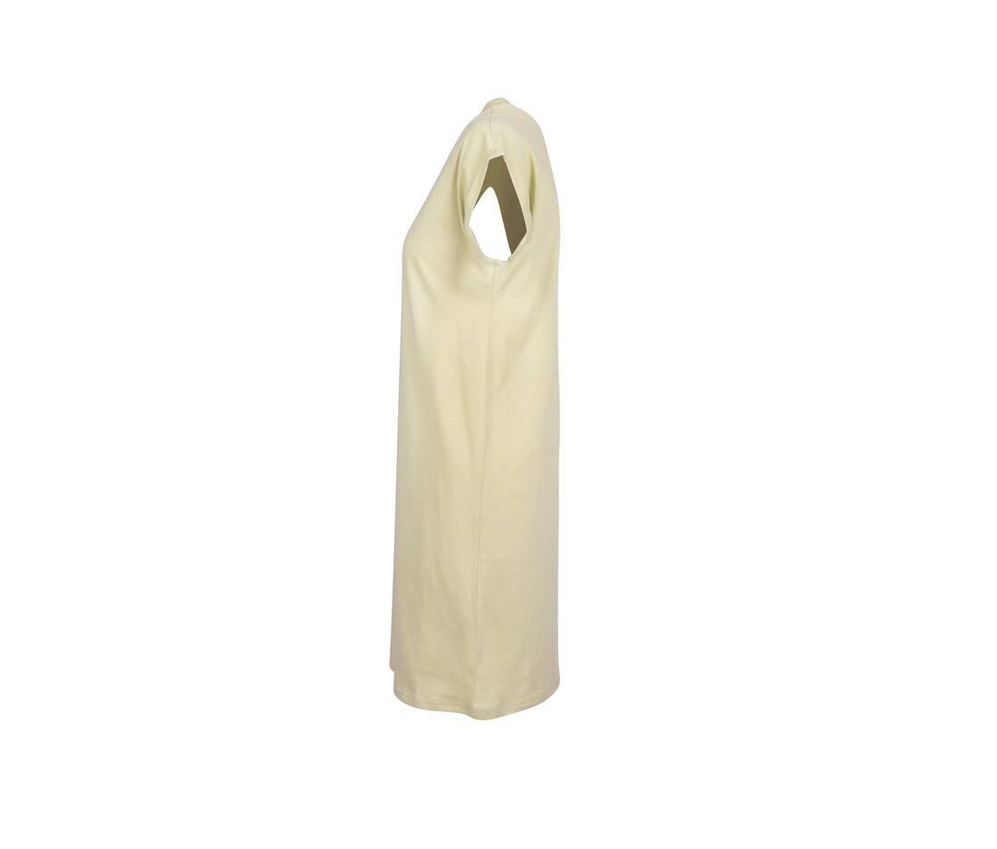 Build Your Brand Ladies Turtle Extended Shoulder Dress