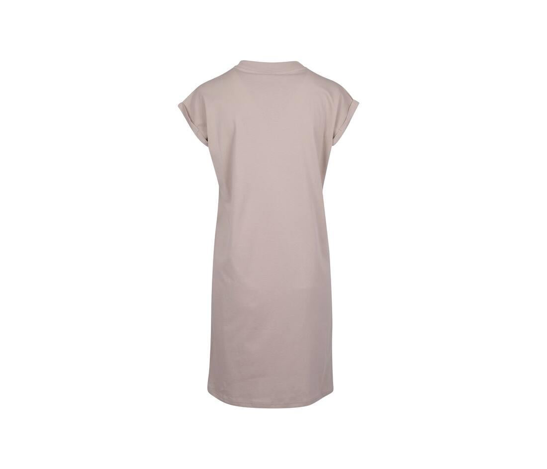 Build Your Brand Ladies Turtle Extended Shoulder Dress