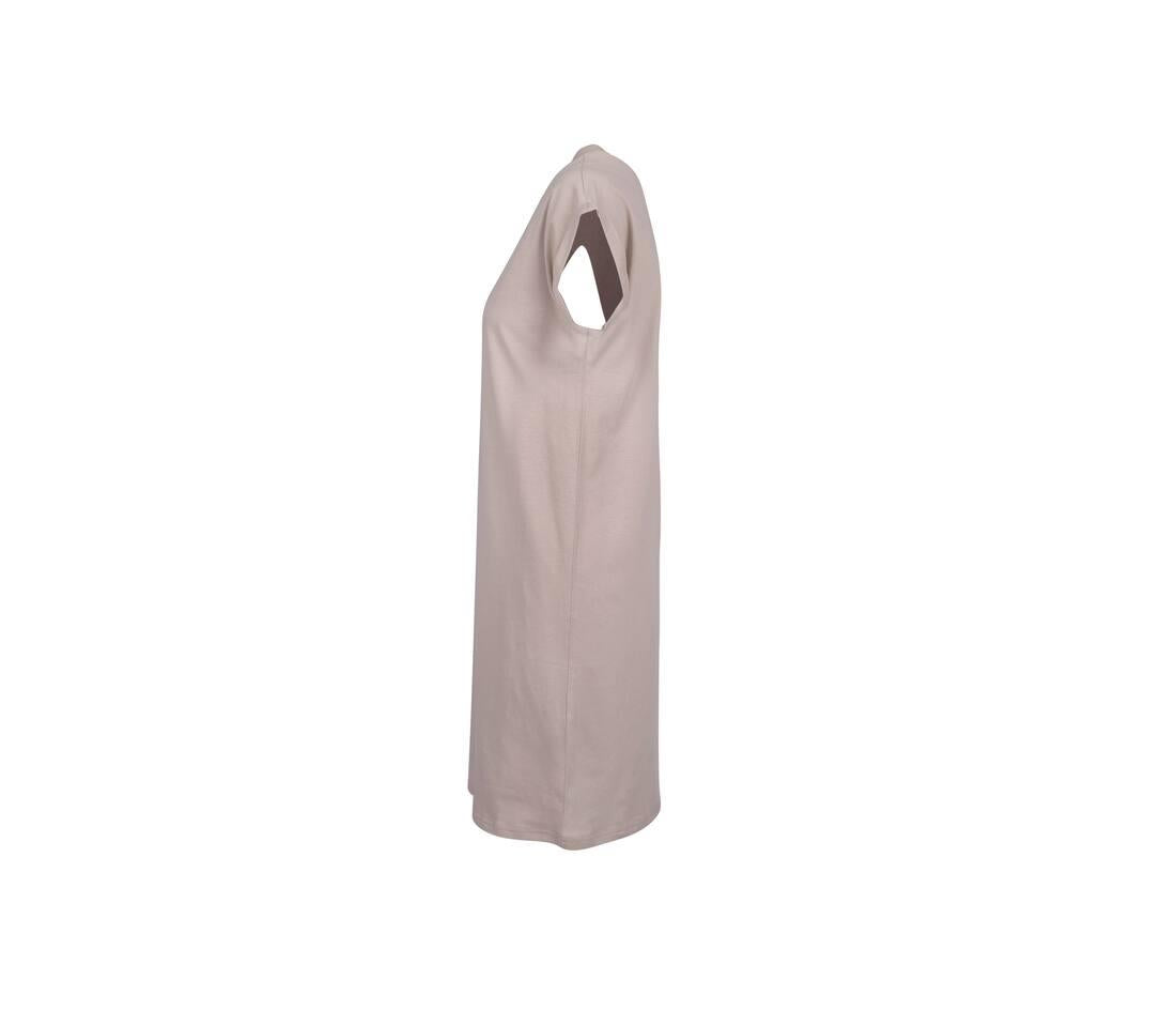 Build Your Brand Ladies Turtle Extended Shoulder Dress