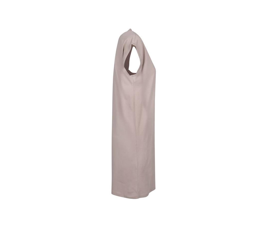 Build Your Brand Ladies Turtle Extended Shoulder Dress