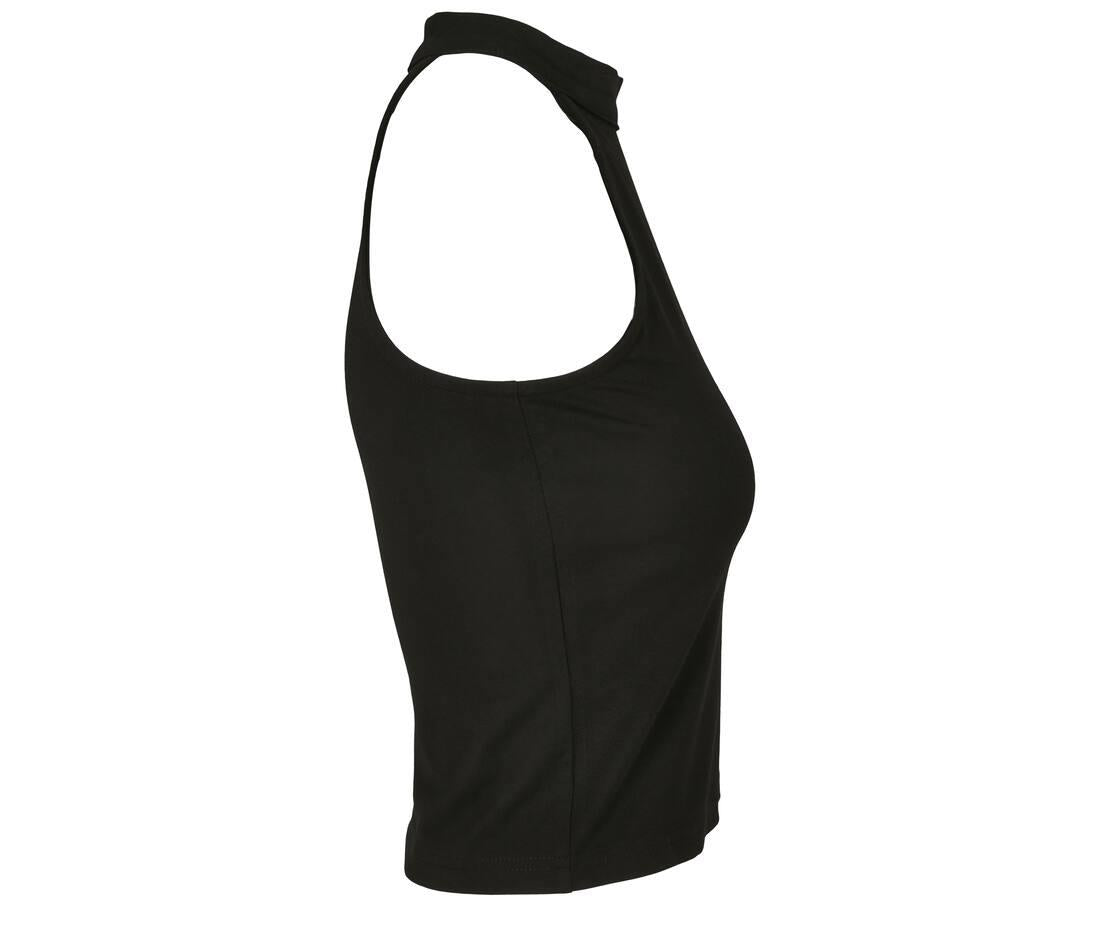 Build Your Brand Ladies Turtleneck Short Top