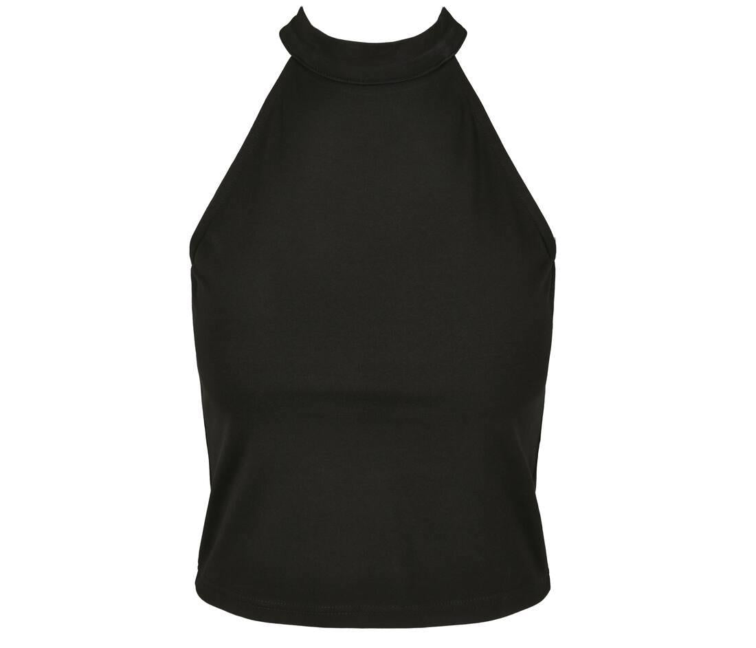Build Your Brand Ladies Turtleneck Short Top