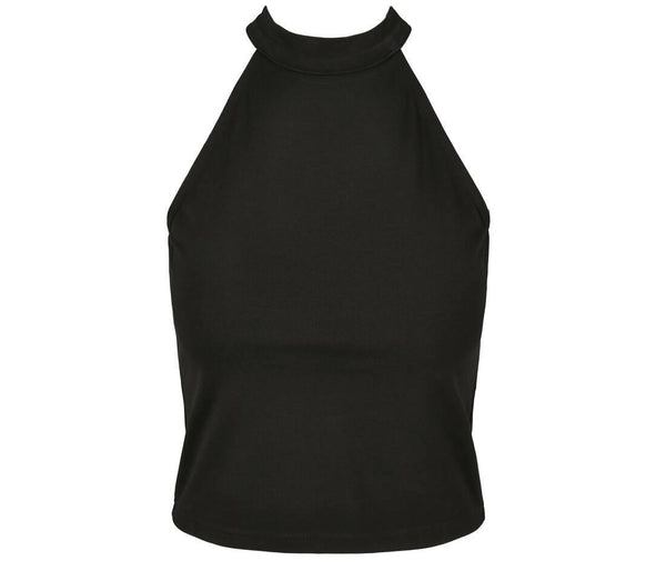 Build Your Brand Ladies Turtleneck Short Top