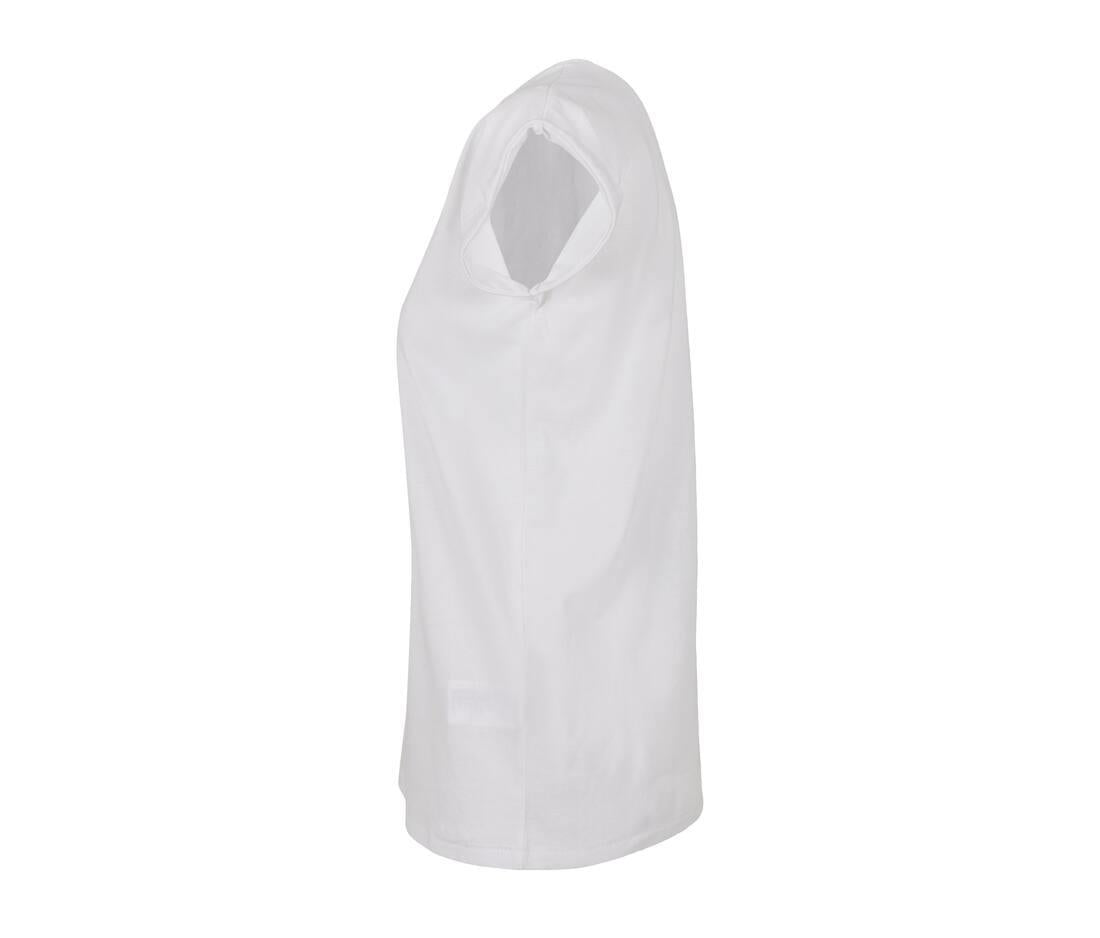 Build Your Brand Ladies Organic Extended Shoulder T-shirt