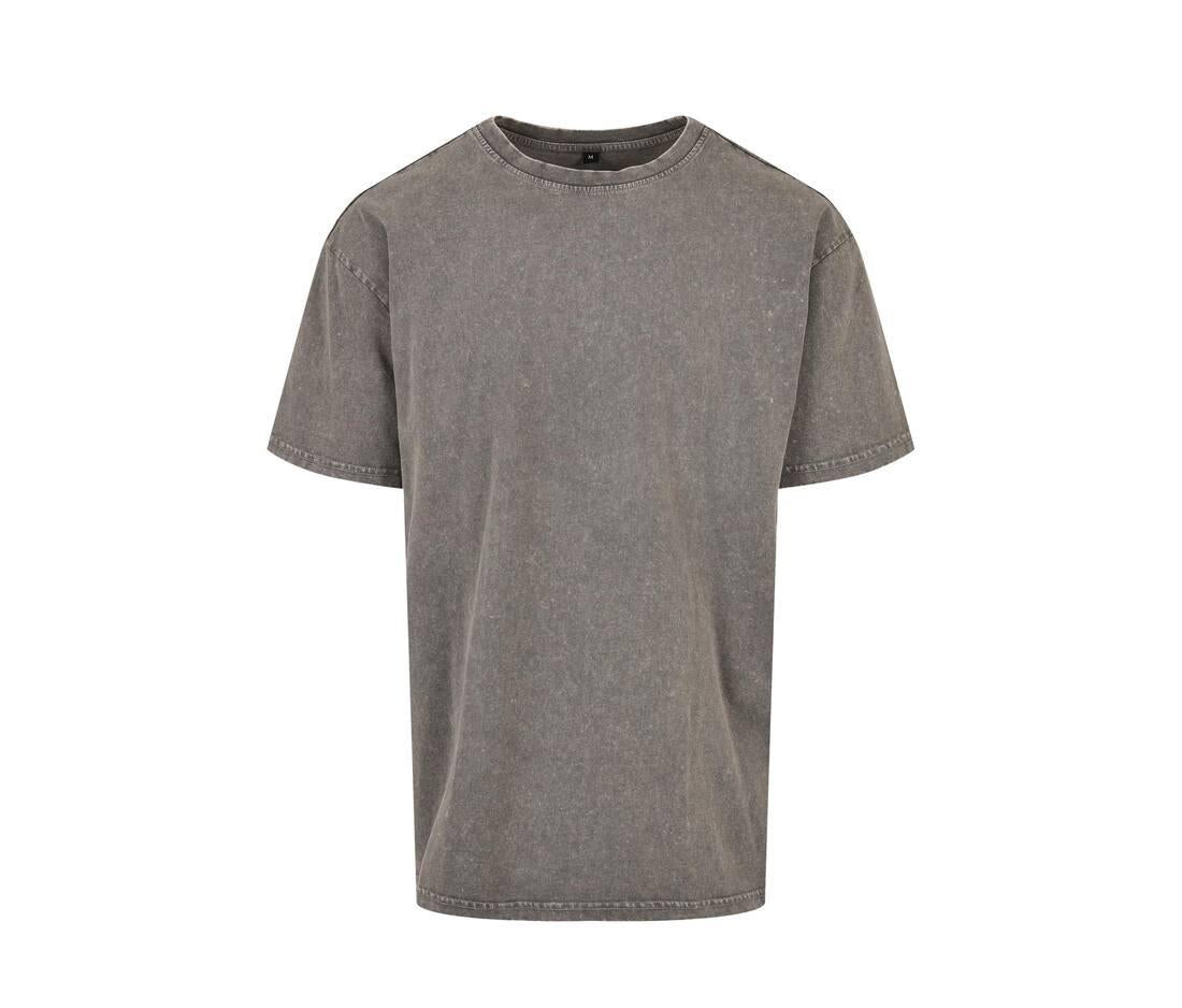 Build Your Brand Acid Washed Heavy Oversized T-shirt
