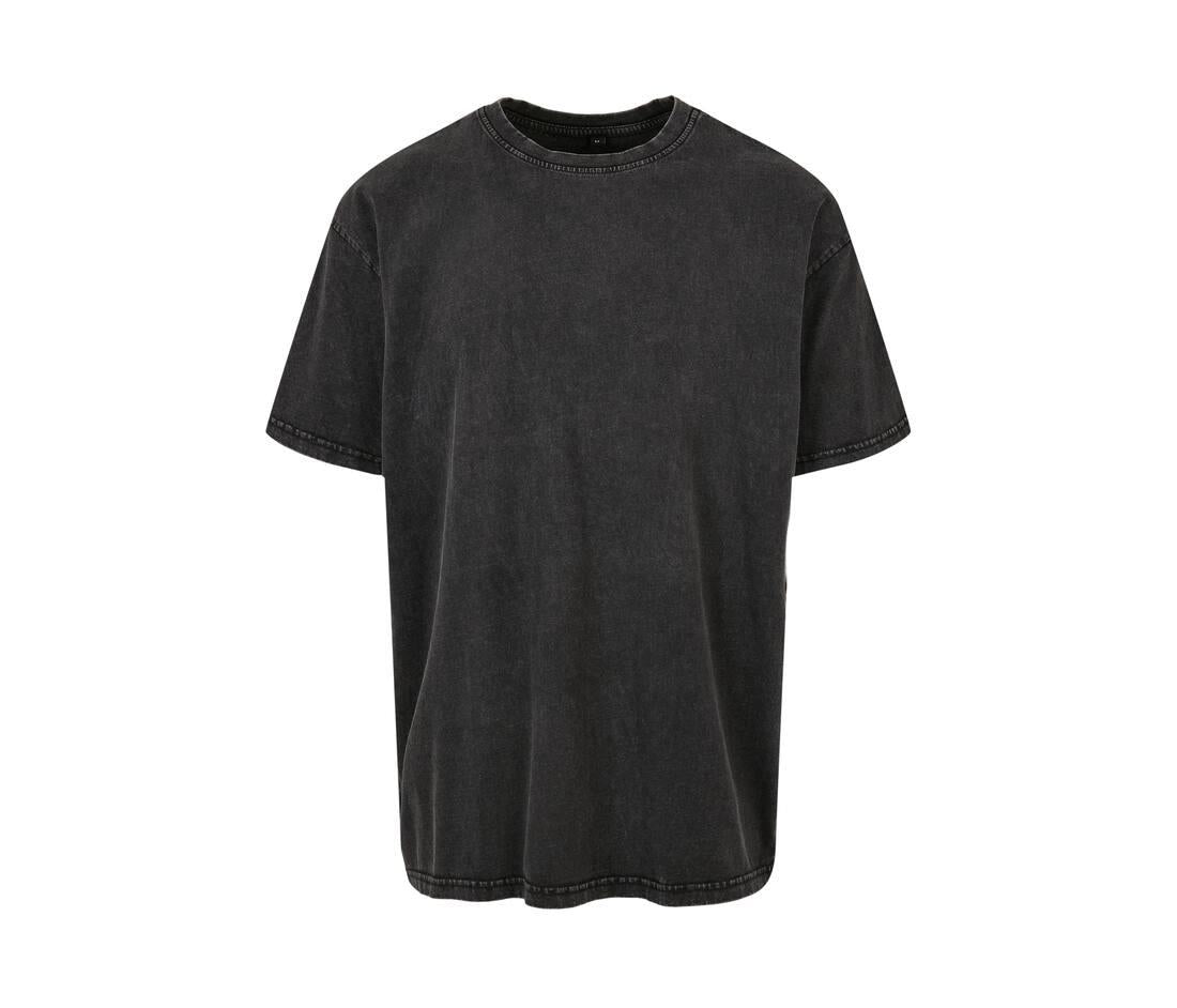 Build Your Brand Acid Washed Heavy Oversized T-shirt