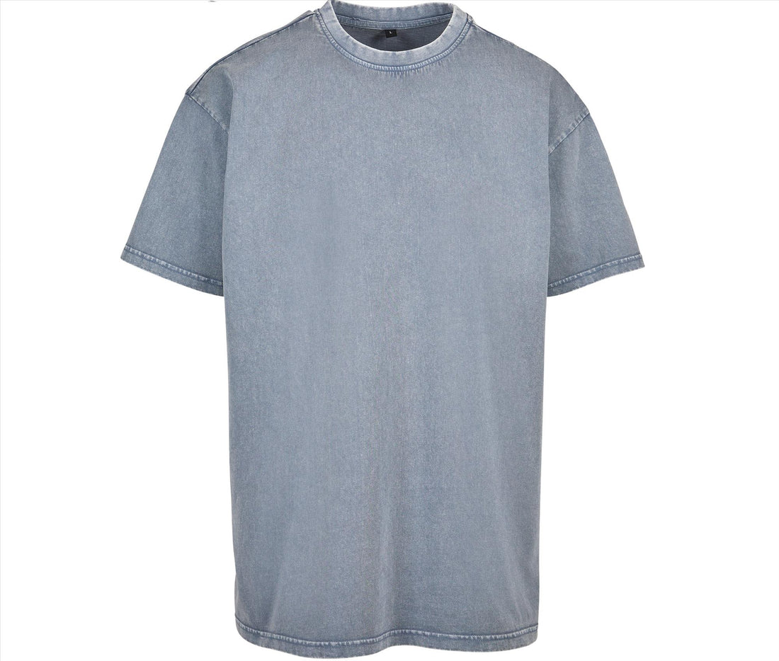 Build Your Brand Acid Washed Heavy Oversized T-shirt