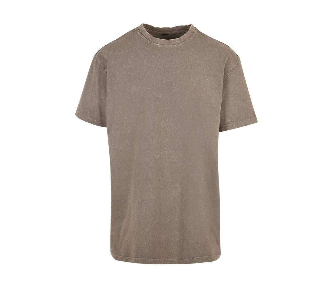 Build Your Brand Acid Washed Heavy Oversized T-shirt