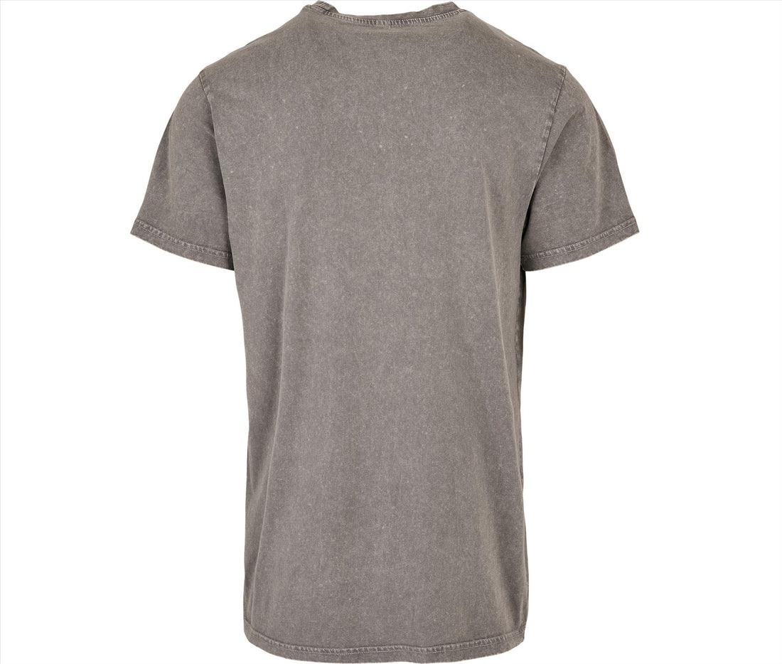 Build Your Brand Acid Washed Round Neck T-shirt