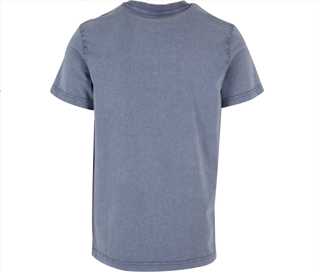 Build Your Brand Acid Washed Round Neck T-shirt