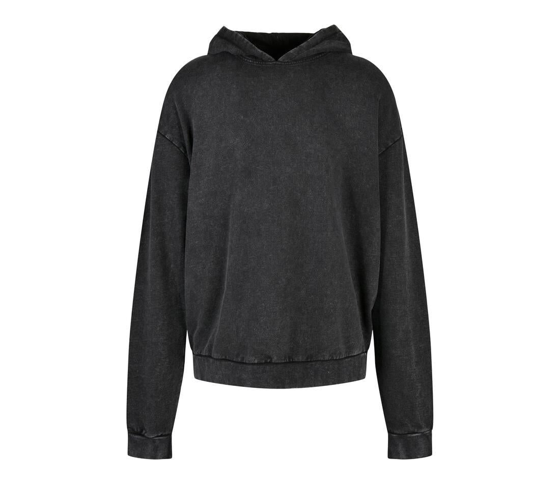 Build Your Brand Acid Washed Oversized Hoodie