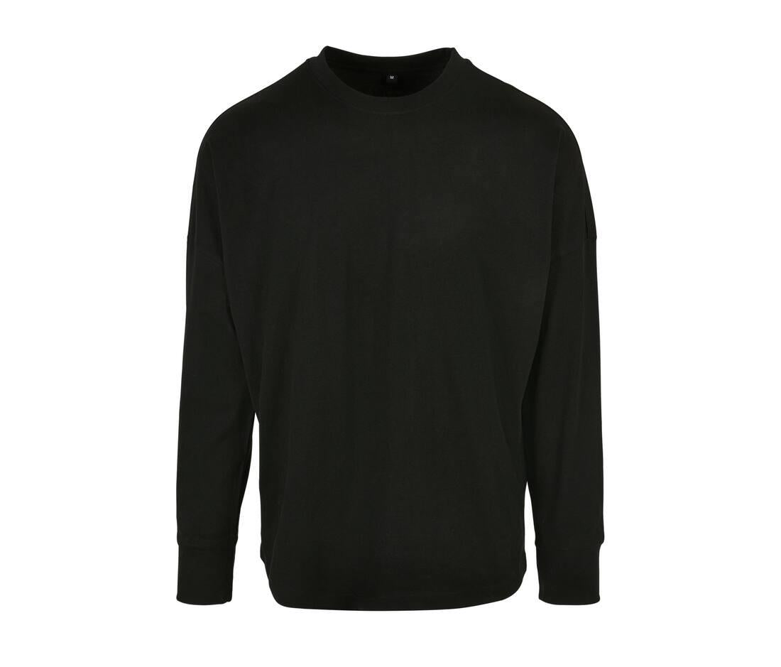 Build Your Brand Oversized Cut On Sleeve Longsleeve