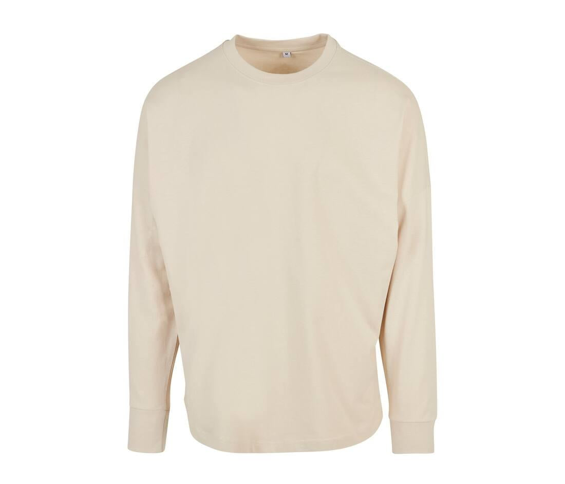 Build Your Brand Oversized Cut On Sleeve Longsleeve