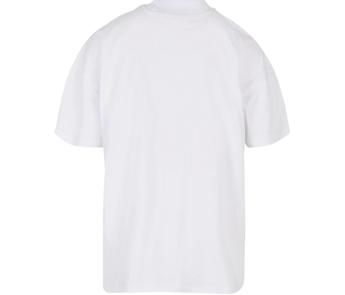 Build Your Brand Oversized Mock Neck T-shirt