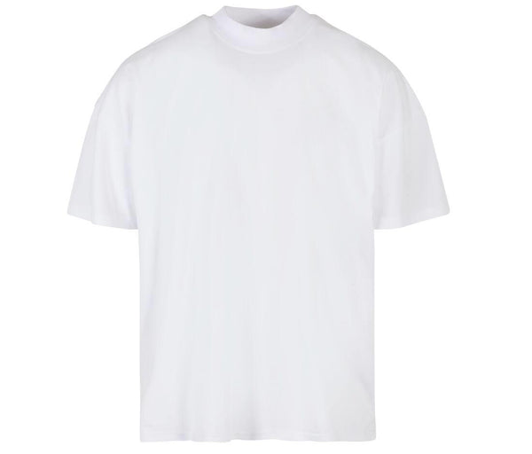 Build Your Brand Oversized Mock Neck T-shirt
