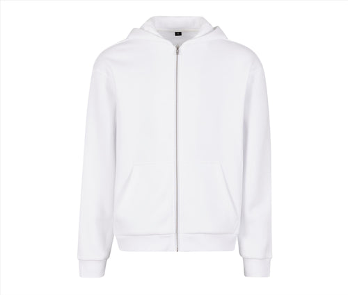 Build Your Brand Fluffy Zip Hoodie