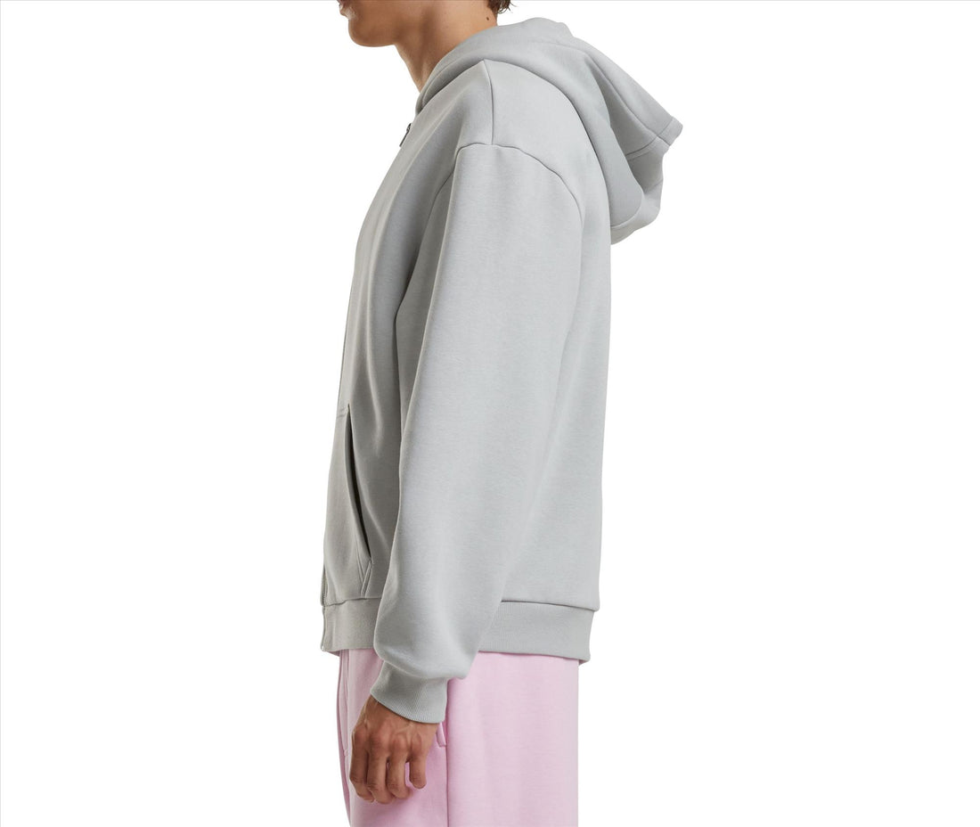 Build Your Brand Fluffy Zip Hoodie