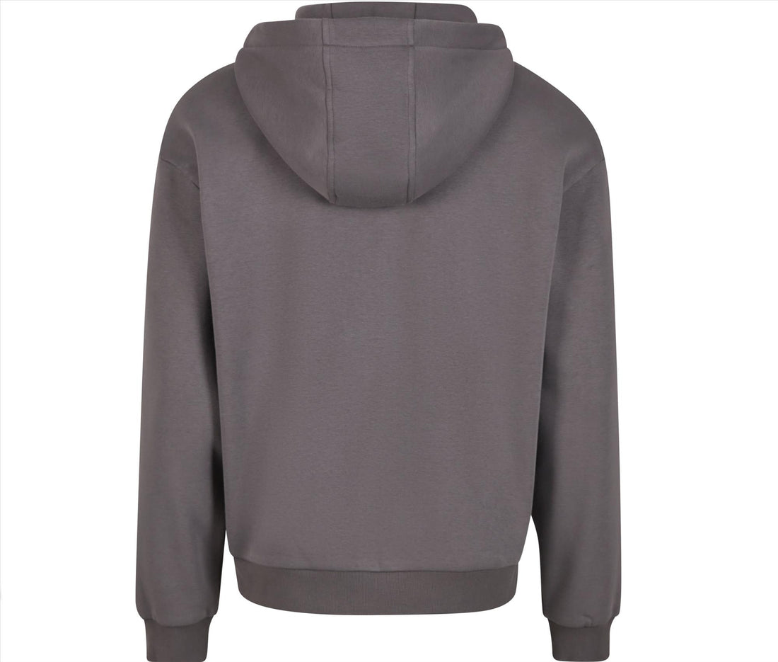 Build Your Brand Fluffy Zip Hoodie