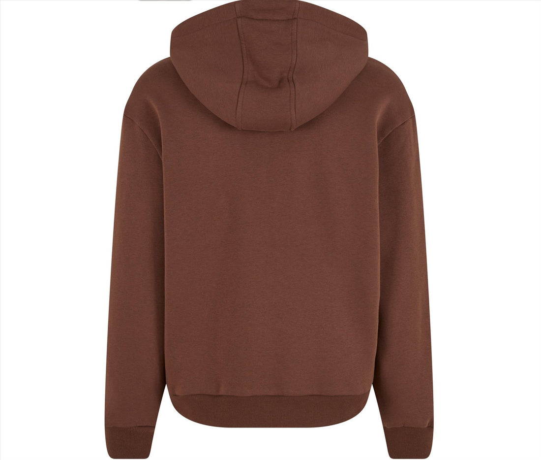 Build Your Brand Fluffy Zip Hoodie