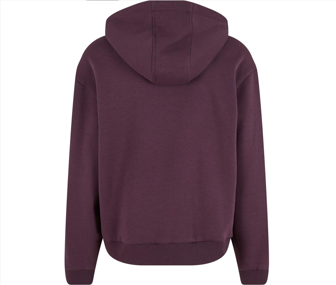 Build Your Brand Fluffy Zip Hoodie