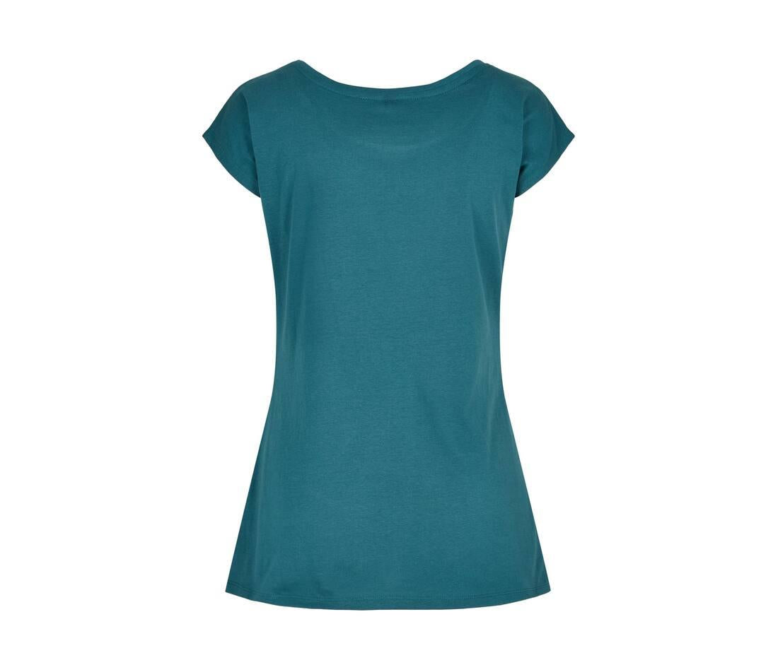 Build Your Brand Ladies Wide Neck T-shirt