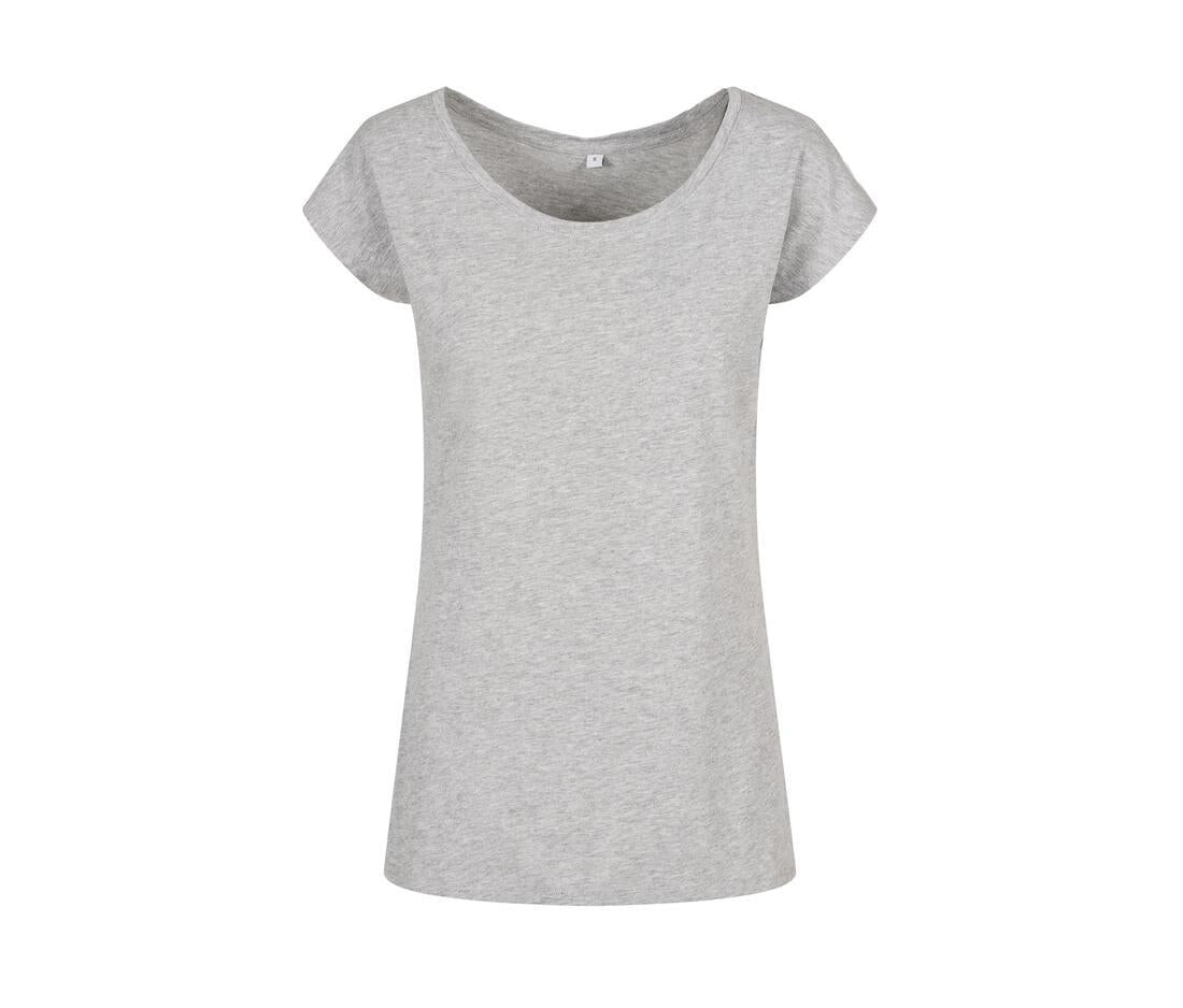 Build Your Brand Ladies Wide Neck T-shirt