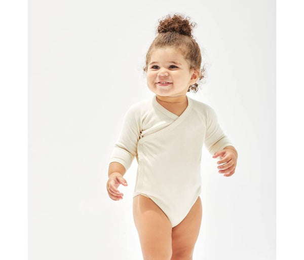Baby Long Sleeve Kimono Bodysuit