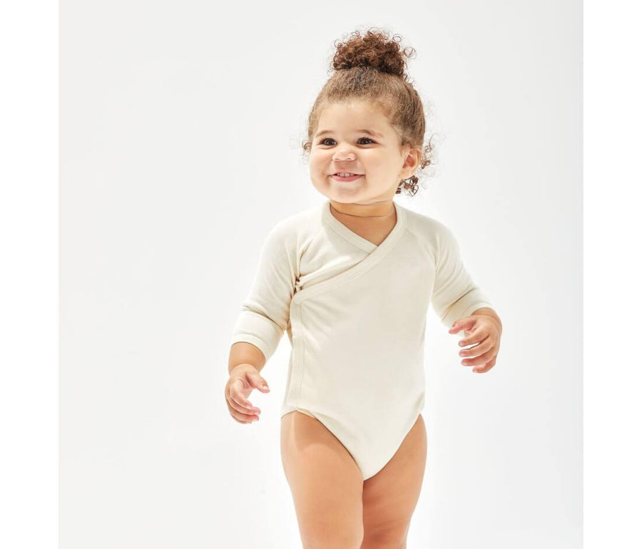 Baby Long Sleeve Kimono Bodysuit
