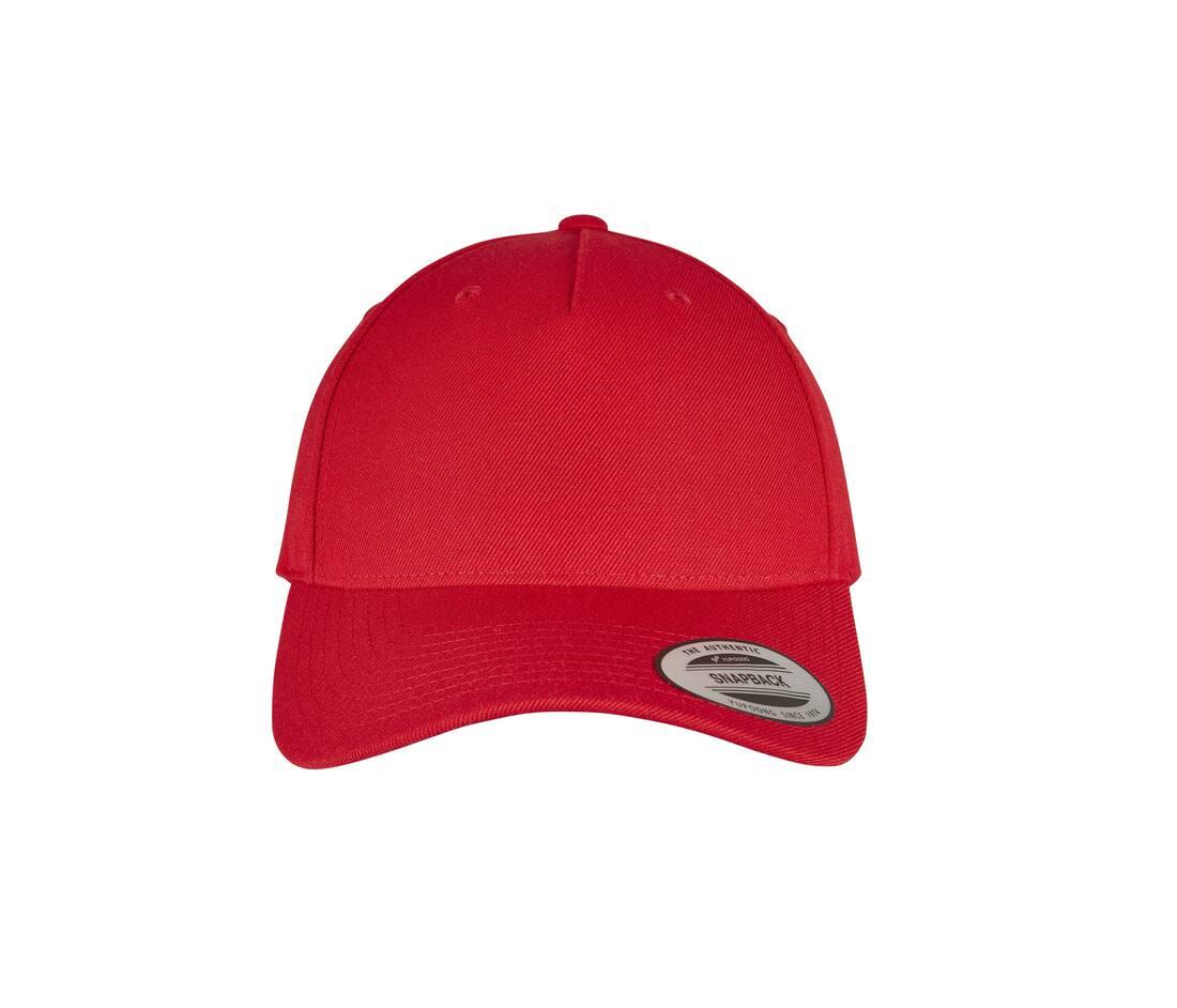 Flexfit 5-panel Premium Curved Visor Snapback Cap