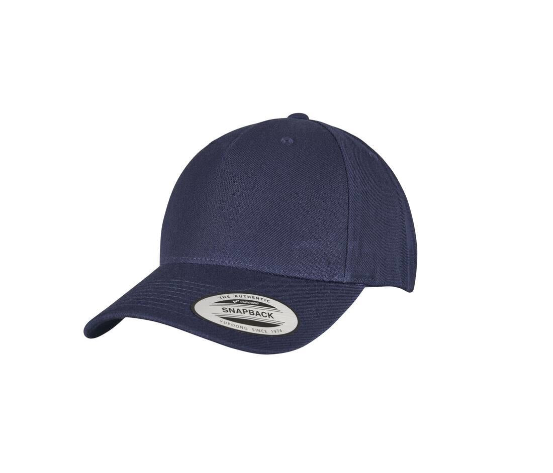 Flexfit 5-panel Premium Curved Visor Snapback Cap
