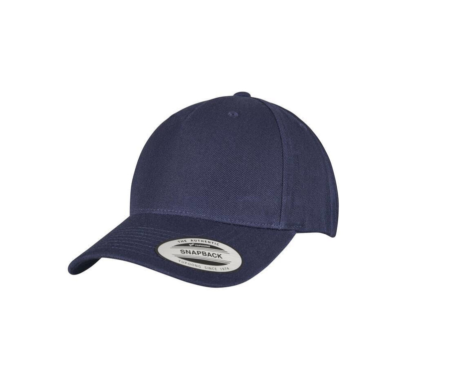 5-panel Premium Curved Visor Snapback Cap