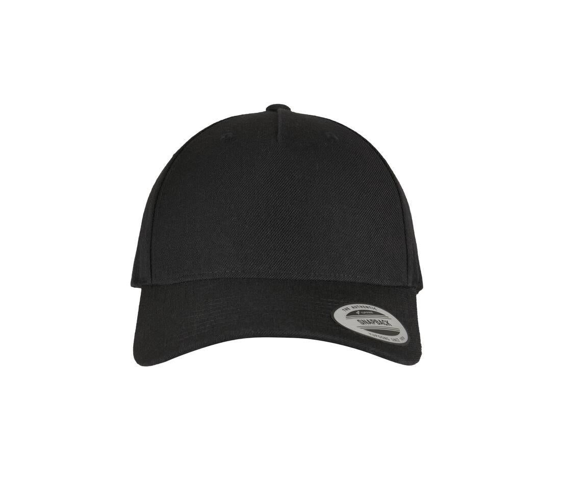 Flexfit 5-panel Premium Curved Visor Snapback Cap