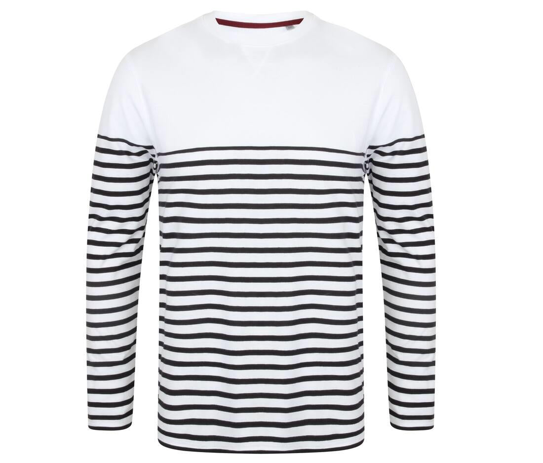 Front Row Long Sleeved Breton Striped T