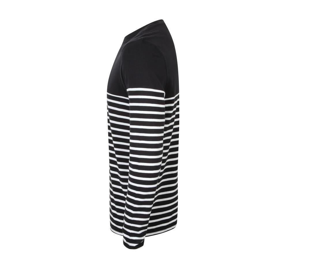 Front Row Long Sleeved Breton Striped T