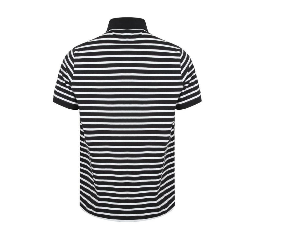 Striped Jersey Polo Shirt