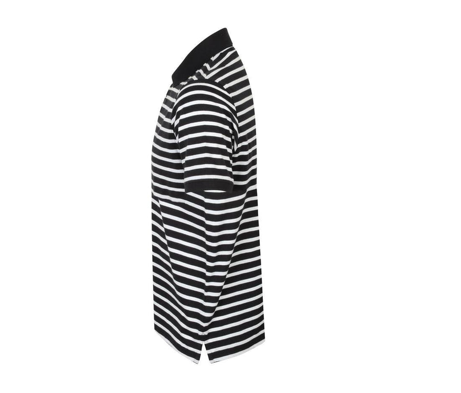 Striped Jersey Polo Shirt