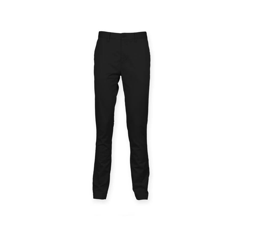 Front Row Mens Stretch Chino Trousers