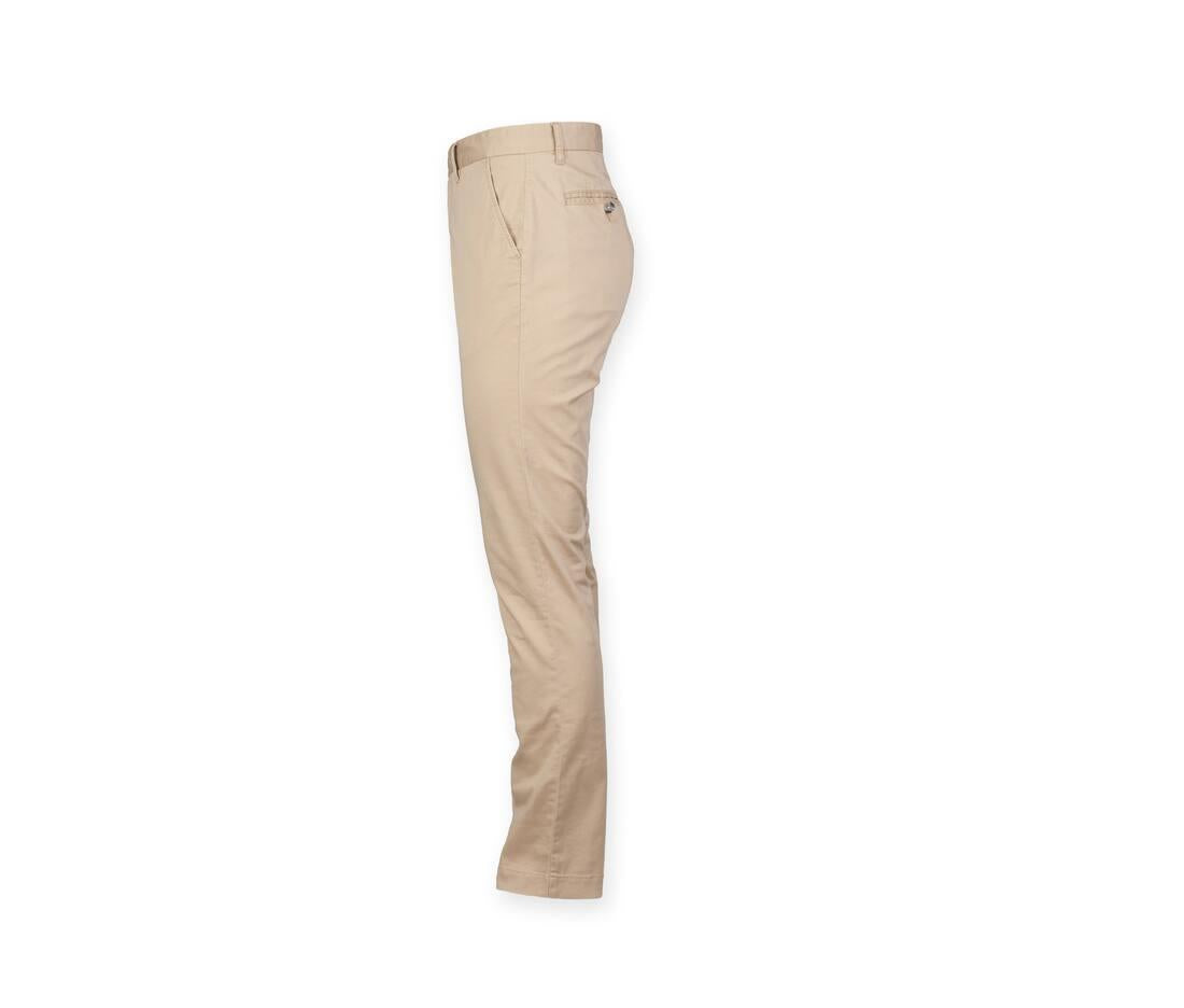 Front Row Mens Stretch Chino Trousers