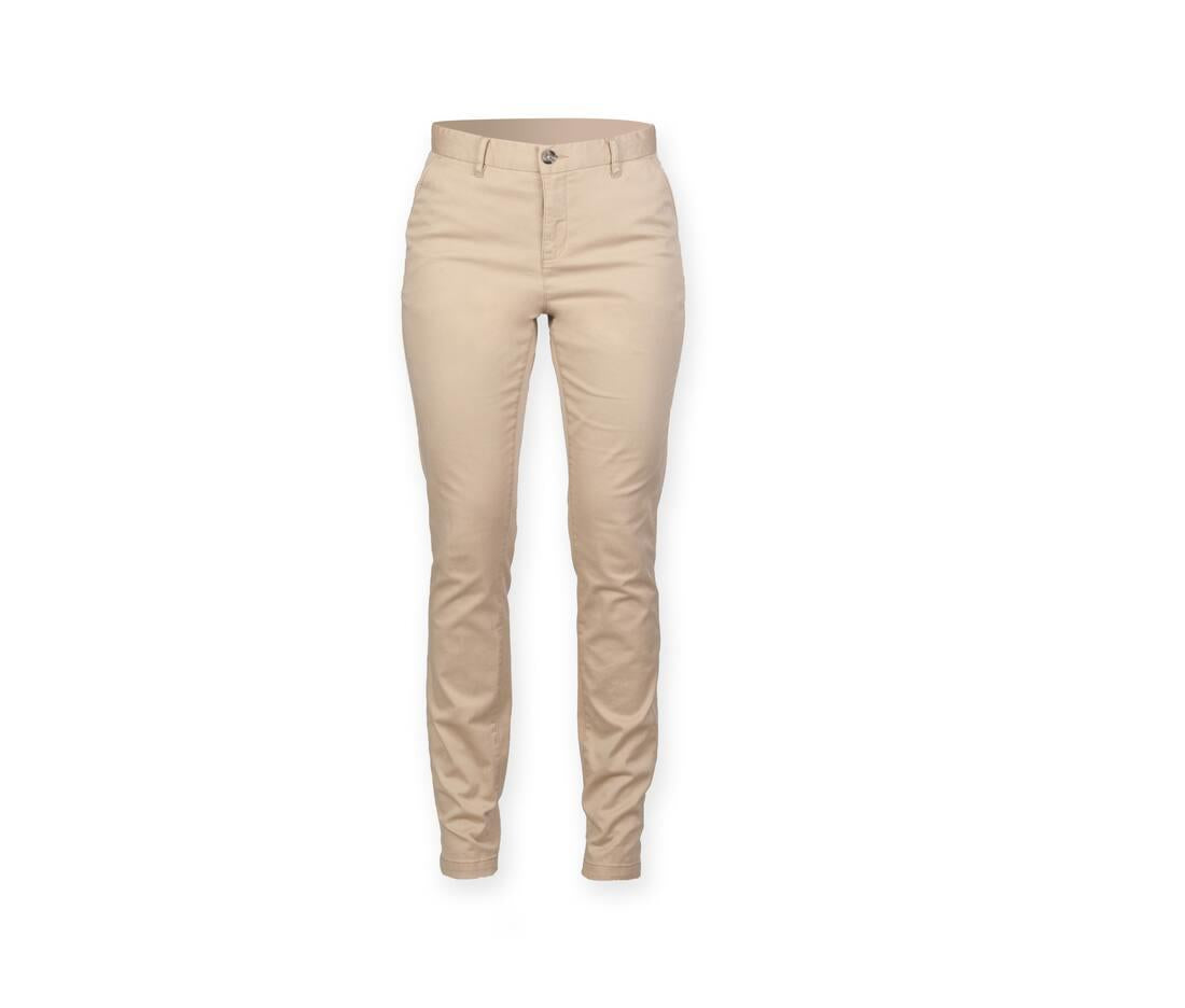 Front Row Ladies Stretch Chino Trousers