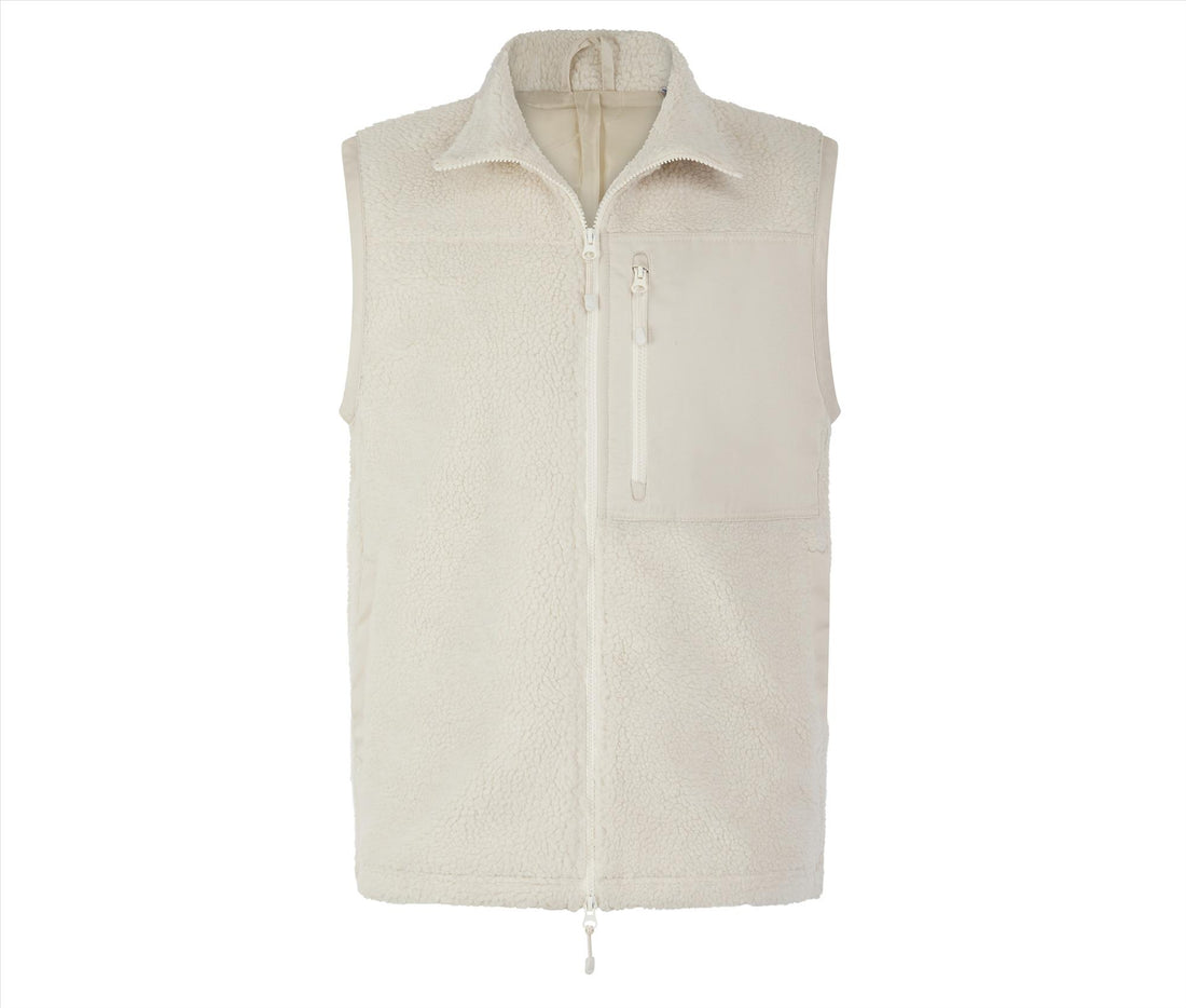 Front Row Recycled Sherpa Gilet
