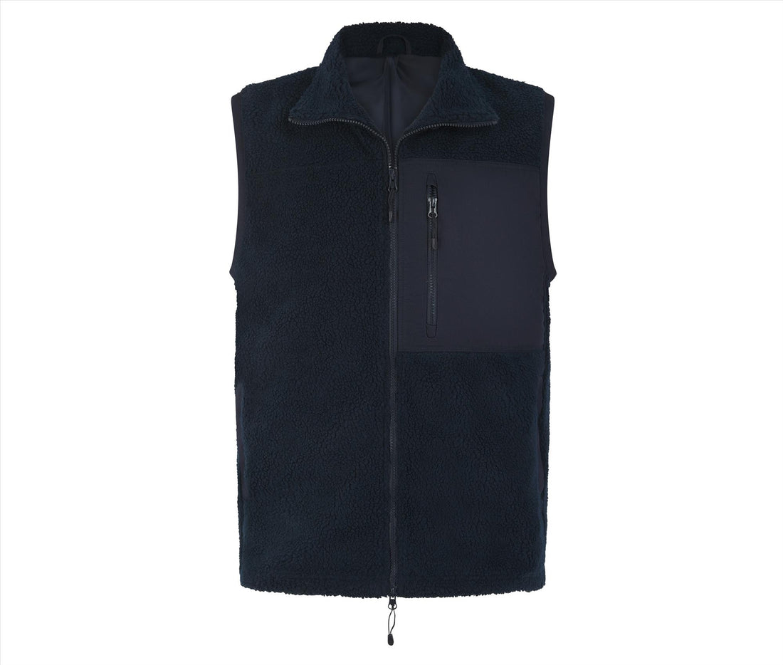 Front Row Recycled Sherpa Gilet