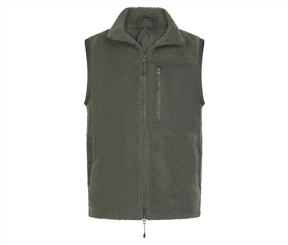 Front Row Recycled Sherpa Gilet