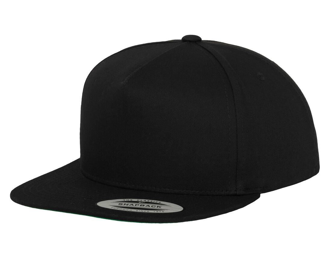Flexfit 5-panel Cotton Snapback Cap