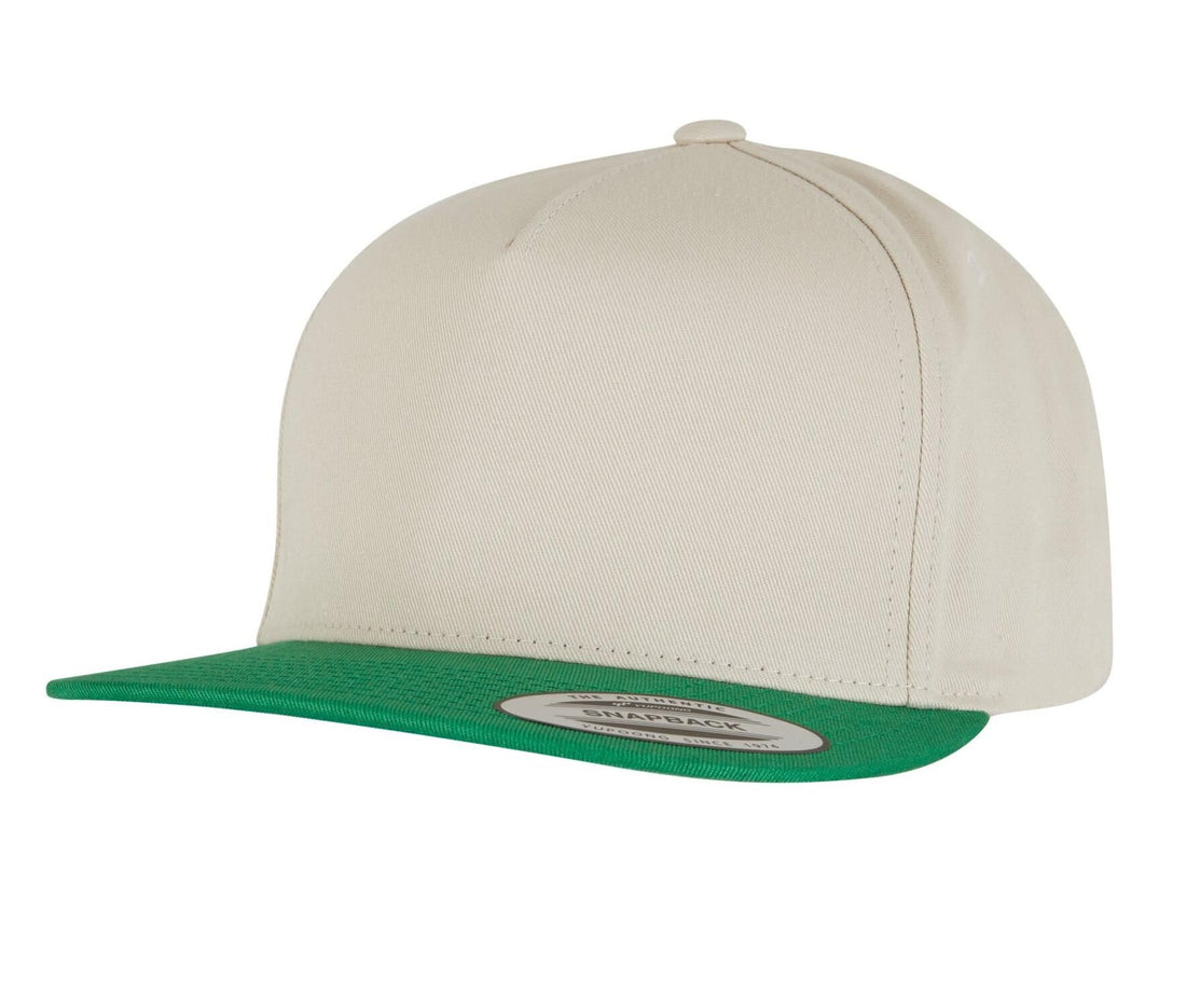 Flexfit 5-panel Cotton Snapback Cap