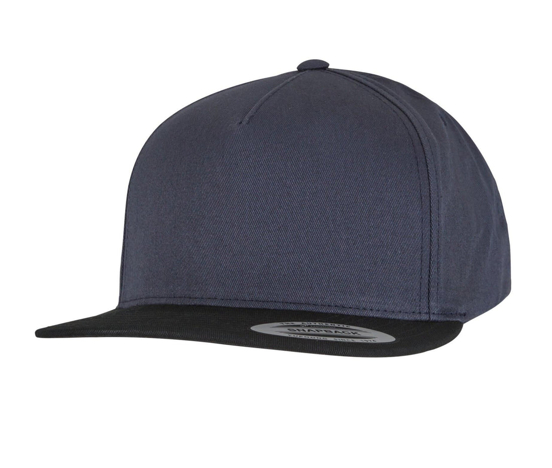 Flexfit 5-panel Cotton Snapback Cap
